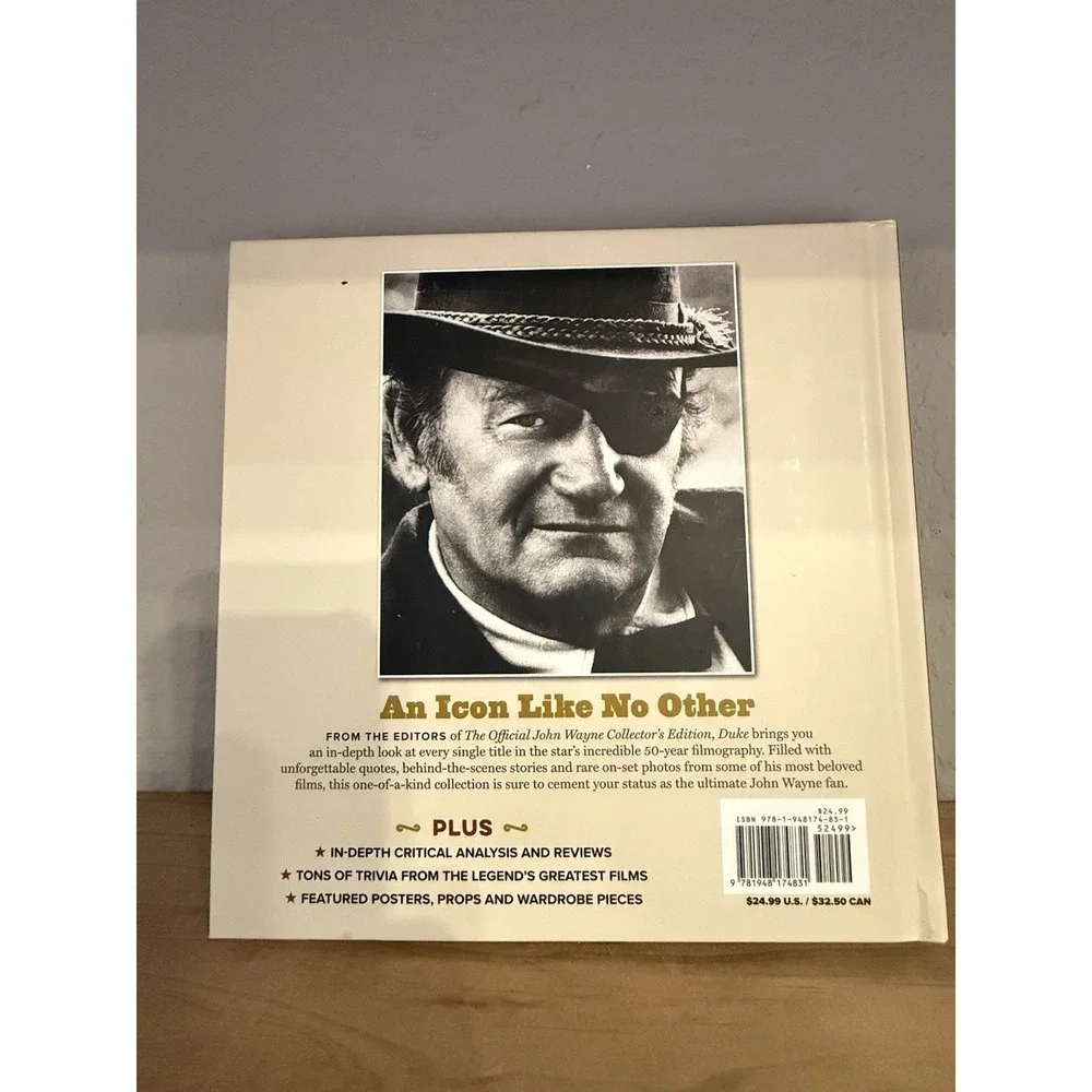John Wayne Duke Official Movie Book & Grit Daily Inspiration Hardcover Set